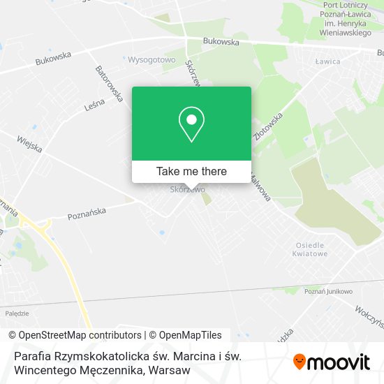 Parafia Rzymskokatolicka św. Marcina i św. Wincentego Męczennika map