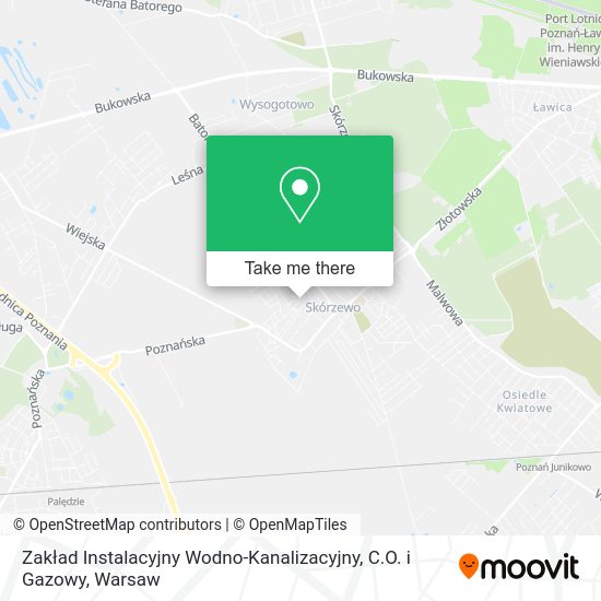 Карта Zakład Instalacyjny Wodno-Kanalizacyjny, C.O. i Gazowy