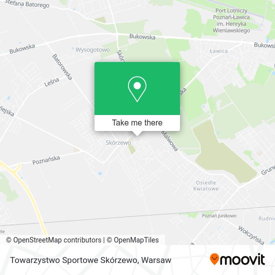 Towarzystwo Sportowe Skórzewo map