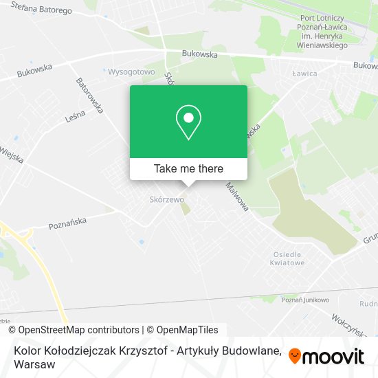 Kolor Kołodziejczak Krzysztof - Artykuły Budowlane map