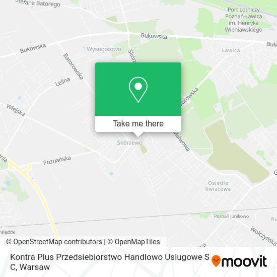 Kontra Plus Przedsiebiorstwo Handlowo Uslugowe S C map