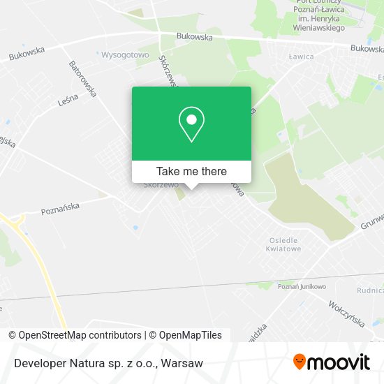 Карта Developer Natura sp. z o.o.