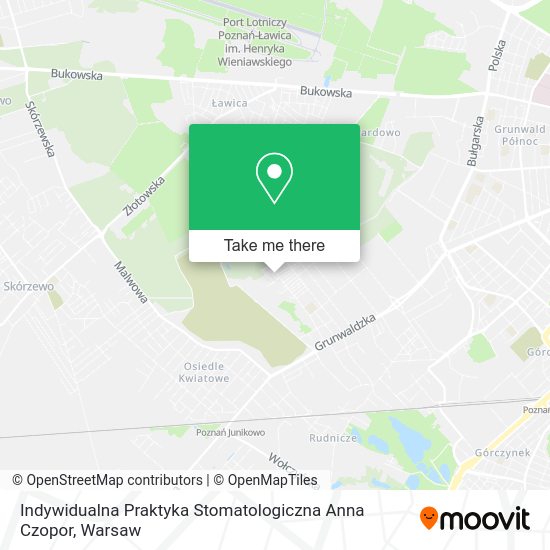 Indywidualna Praktyka Stomatologiczna Anna Czopor map