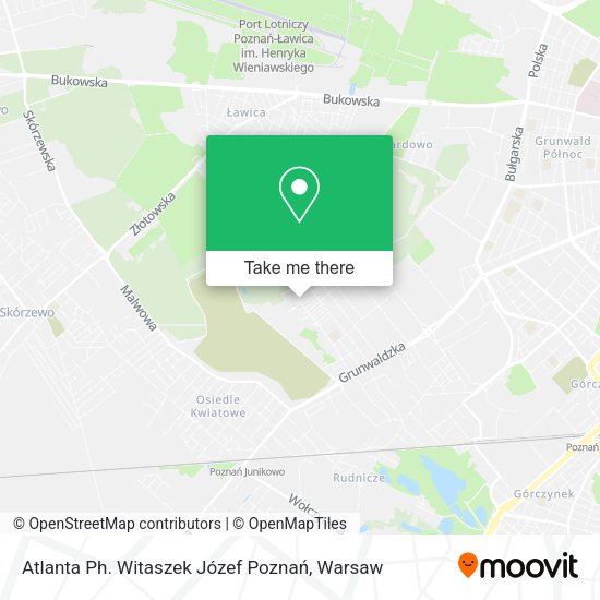 Atlanta Ph. Witaszek Józef Poznań map