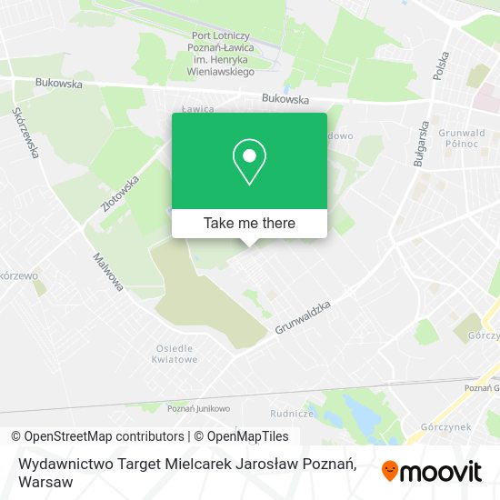 Wydawnictwo Target Mielcarek Jarosław Poznań map