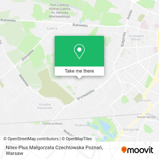 Nitex-Plus Małgorzata Czechlowska Poznań map