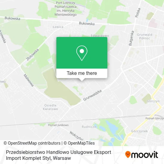Przedsiebiorstwo Handlowo Uslugowe Eksport Import Komplet Styl map