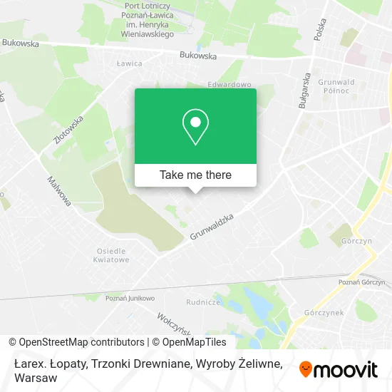 Łarex. Łopaty, Trzonki Drewniane, Wyroby Żeliwne map