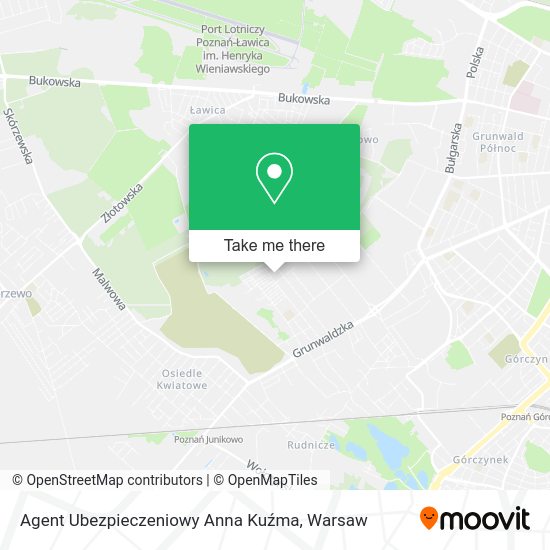 Agent Ubezpieczeniowy Anna Kuźma map