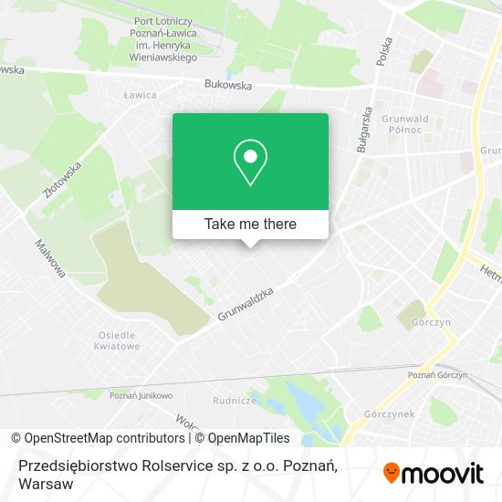 Przedsiębiorstwo Rolservice sp. z o.o. Poznań map