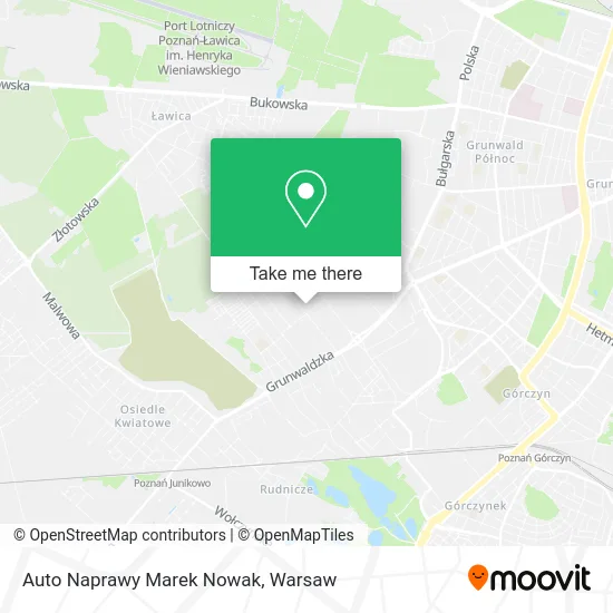 Карта Auto Naprawy Marek Nowak