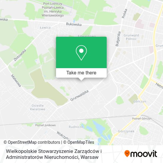 Wielkopolskie Stowarzyszenie Zarządców i Administratorów Nieruchomości map