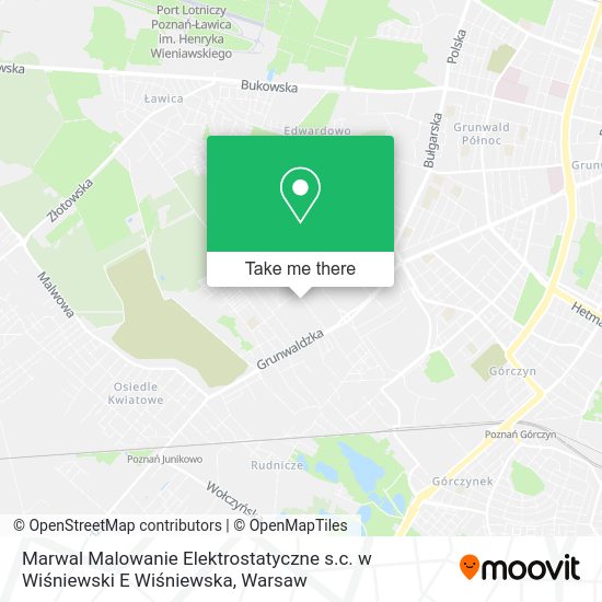 Marwal Malowanie Elektrostatyczne s.c. w Wiśniewski E Wiśniewska map