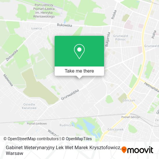 Gabinet Weterynaryjny Lek Wet Marek Krysztofowicz map