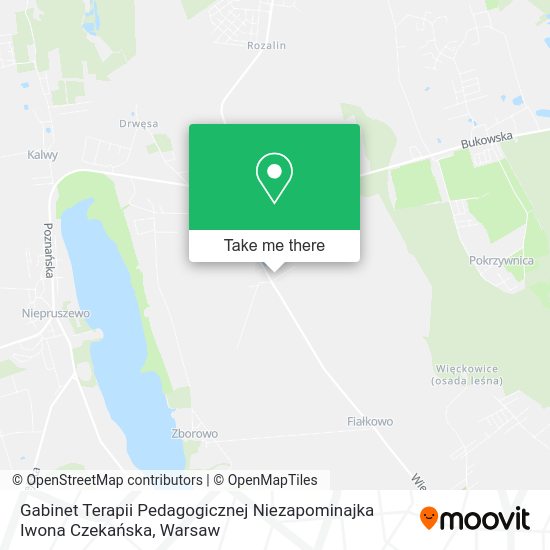 Gabinet Terapii Pedagogicznej Niezapominajka Iwona Czekańska map