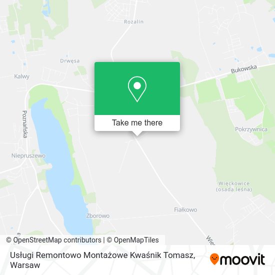 Usługi Remontowo Montażowe Kwaśnik Tomasz map