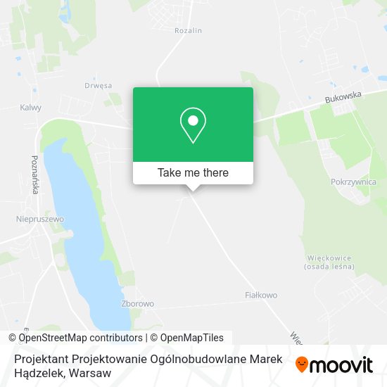 Projektant Projektowanie Ogólnobudowlane Marek Hądzelek map