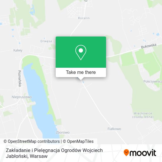 Zakładanie i Pielęgnacja Ogrodów Wojciech Jabłoński map