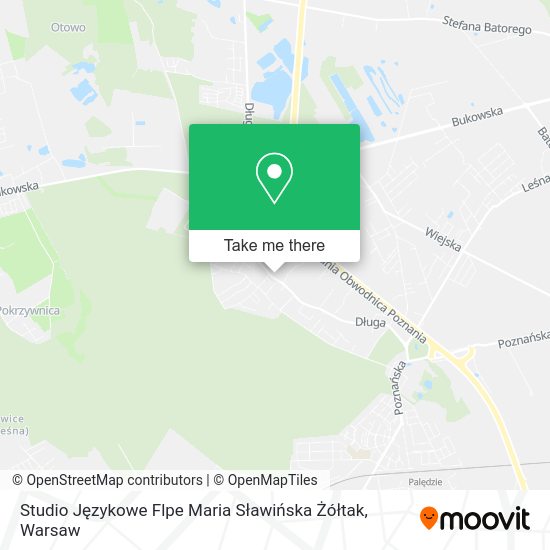 Studio Językowe Flpe Maria Sławińska Żółtak map