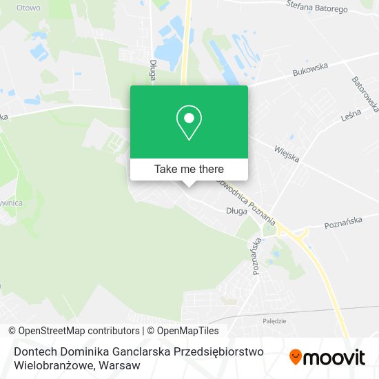 Dontech Dominika Ganclarska Przedsiębiorstwo Wielobranżowe map