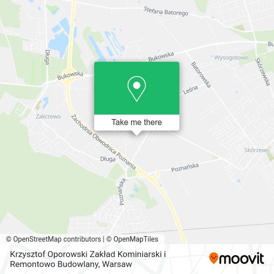 Krzysztof Oporowski Zakład Kominiarski i Remontowo Budowlany map