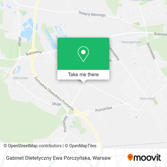 Gabinet Dietetyczny Ewa Pórczyńska map