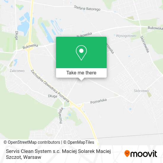 Карта Servis Clean System s.c. Maciej Solarek Maciej Szczot