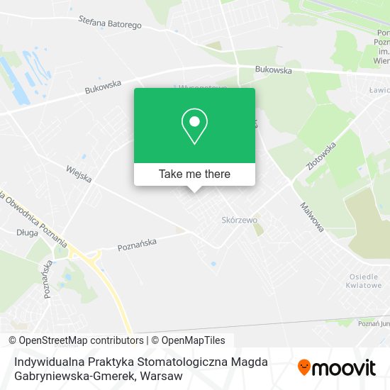 Indywidualna Praktyka Stomatologiczna Magda Gabryniewska-Gmerek map