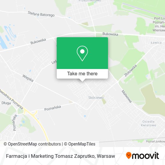 Карта Farmacja i Marketing Tomasz Zaprutko