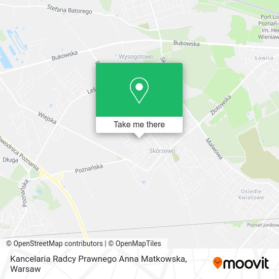 Kancelaria Radcy Prawnego Anna Matkowska map