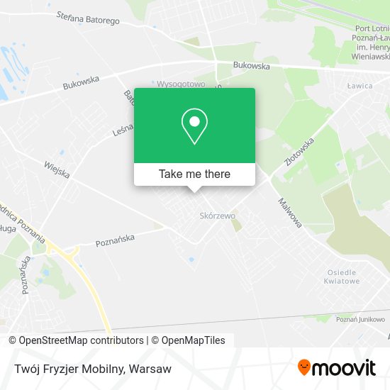 Twój Fryzjer Mobilny map