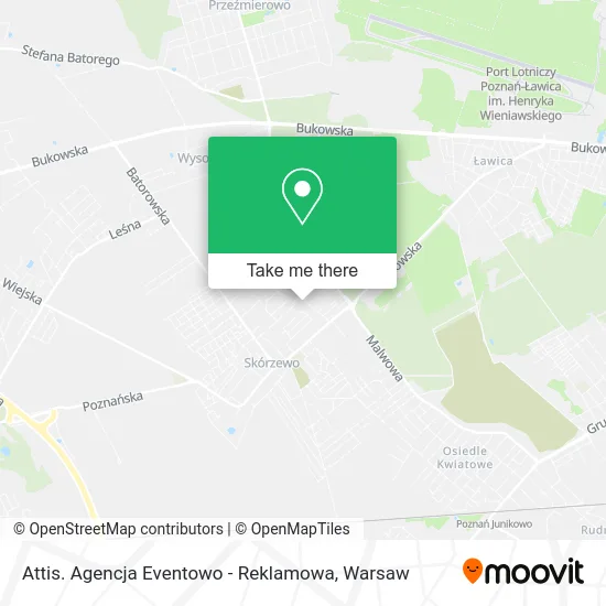 Карта Attis. Agencja Eventowo - Reklamowa