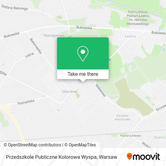 Przedszkole Publiczne Kolorowa Wyspa map