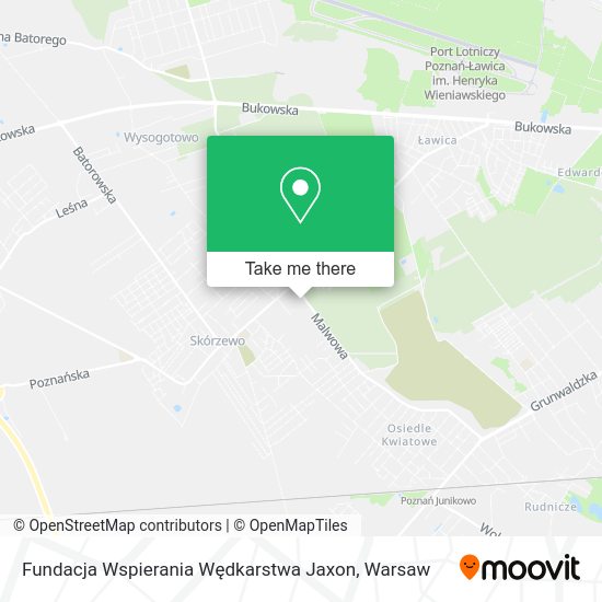 Fundacja Wspierania Wędkarstwa Jaxon map