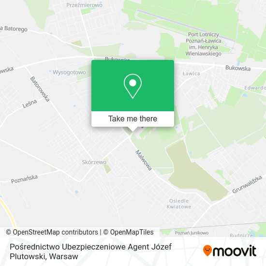 Pośrednictwo Ubezpieczeniowe Agent Józef Plutowski map