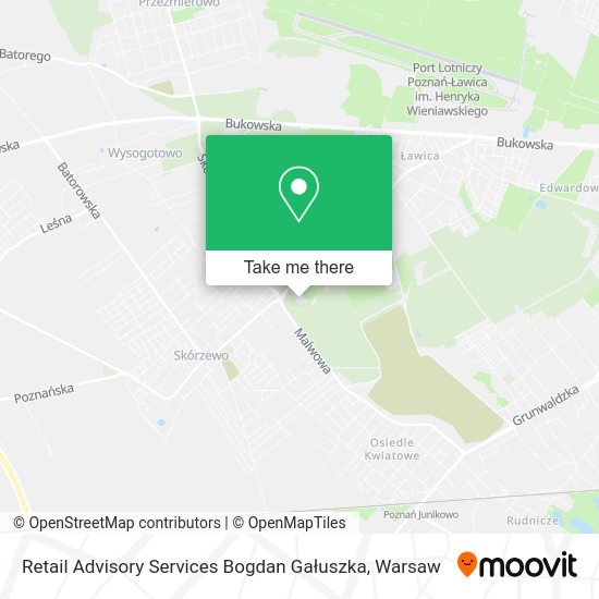 Retail Advisory Services Bogdan Gałuszka map