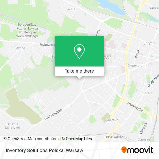 Inventory Solutions Polska map