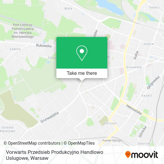 Vorwarts Przedsieb Produkcyjno Handlowo Uslugowe map