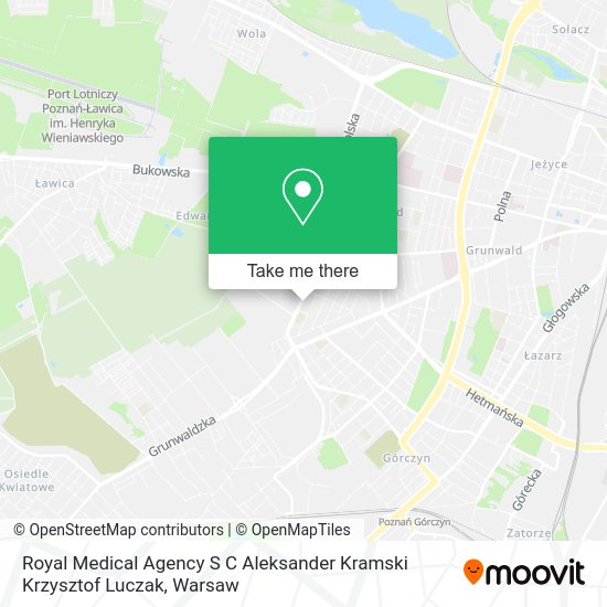 Royal Medical Agency S C Aleksander Kramski Krzysztof Luczak map