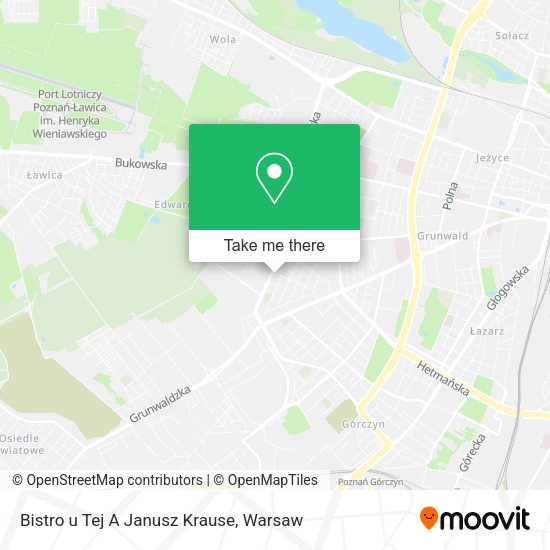 Bistro u Tej A Janusz Krause map