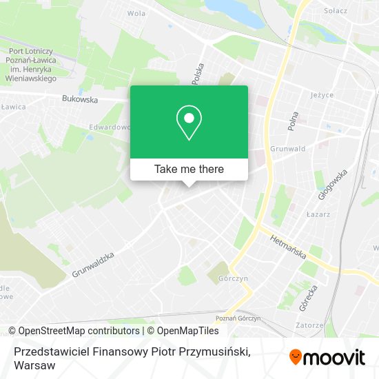 Przedstawiciel Finansowy Piotr Przymusiński map