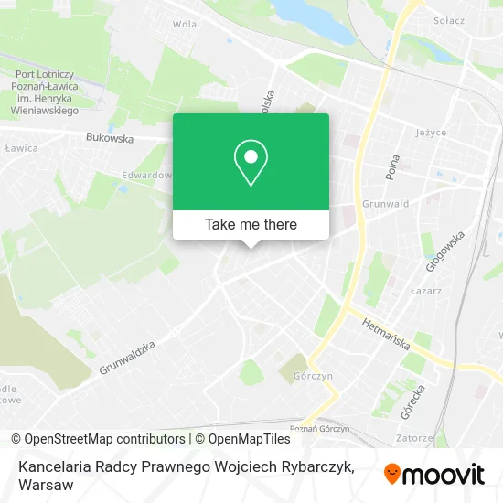 Карта Kancelaria Radcy Prawnego Wojciech Rybarczyk