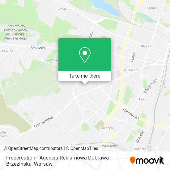 Freecreation - Agencja Reklamowa Dobrawa Brzezińska map