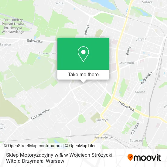 Sklep Motoryzacyjny w & w Wojciech Stróżycki Witold Drzymała map