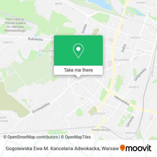 Gogolewska Ewa M. Kancelaria Adwokacka map