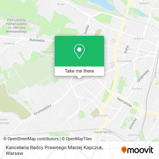 Kancelaria Radcy Prawnego Maciej Kapczuk map