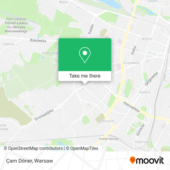 Карта Çam Döner