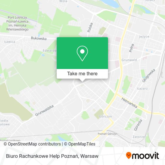 Карта Biuro Rachunkowe Help Poznań