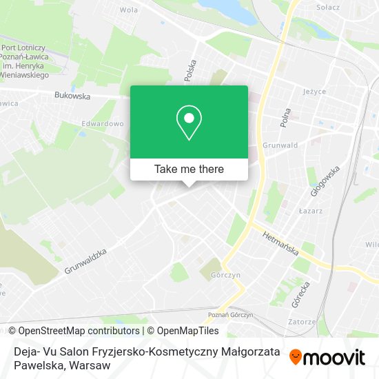 Deja- Vu Salon Fryzjersko-Kosmetyczny Małgorzata Pawelska map