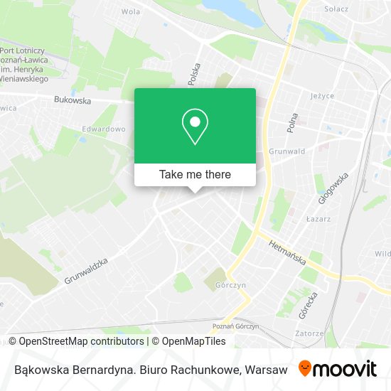 Bąkowska Bernardyna. Biuro Rachunkowe map